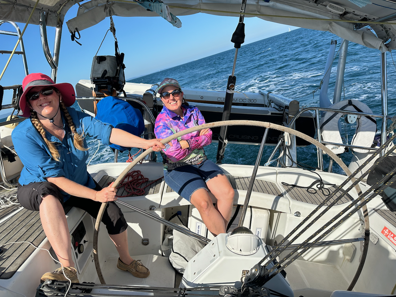 Fun sail home