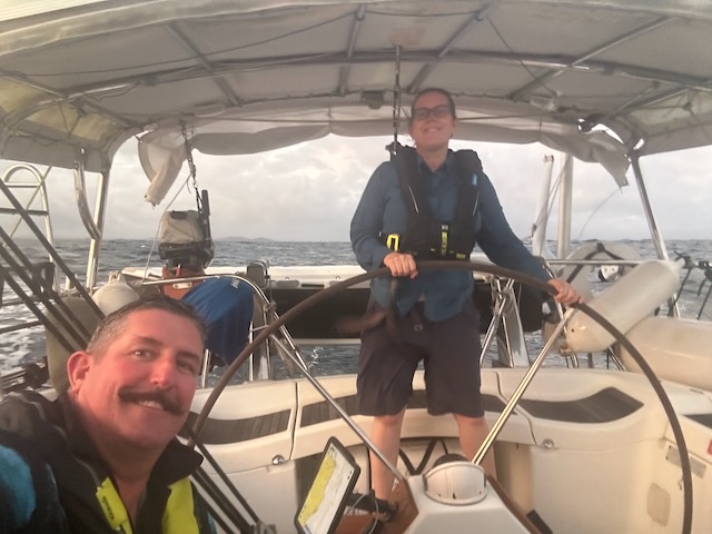 Kristie sailing us into the night