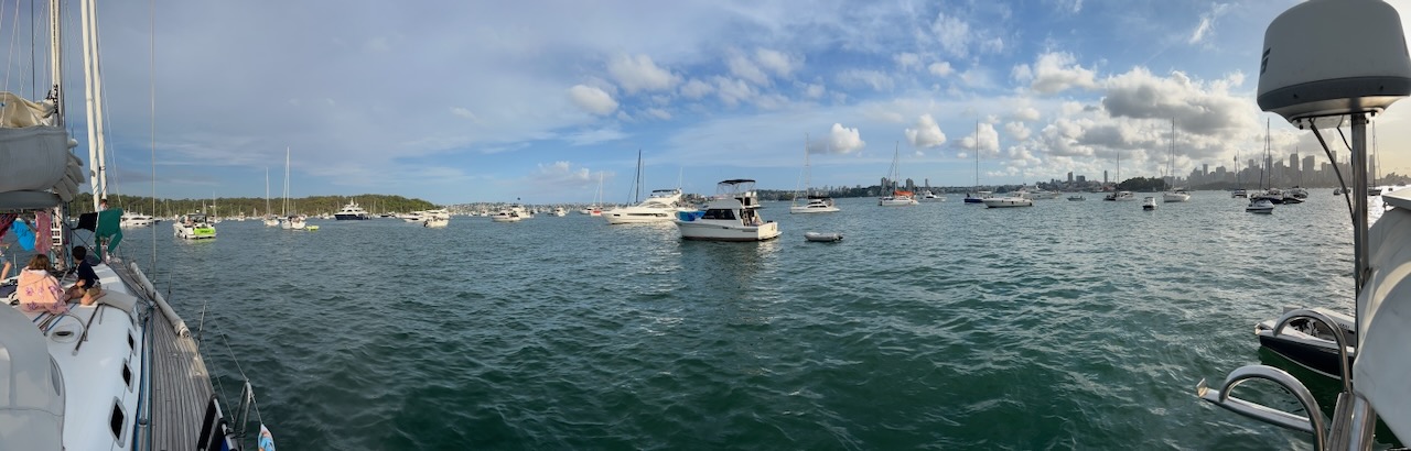 The bay got busy