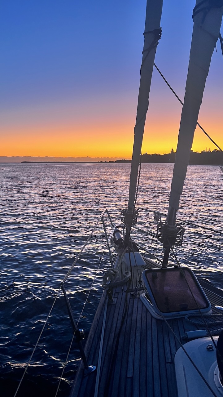 Lovely morning for departure