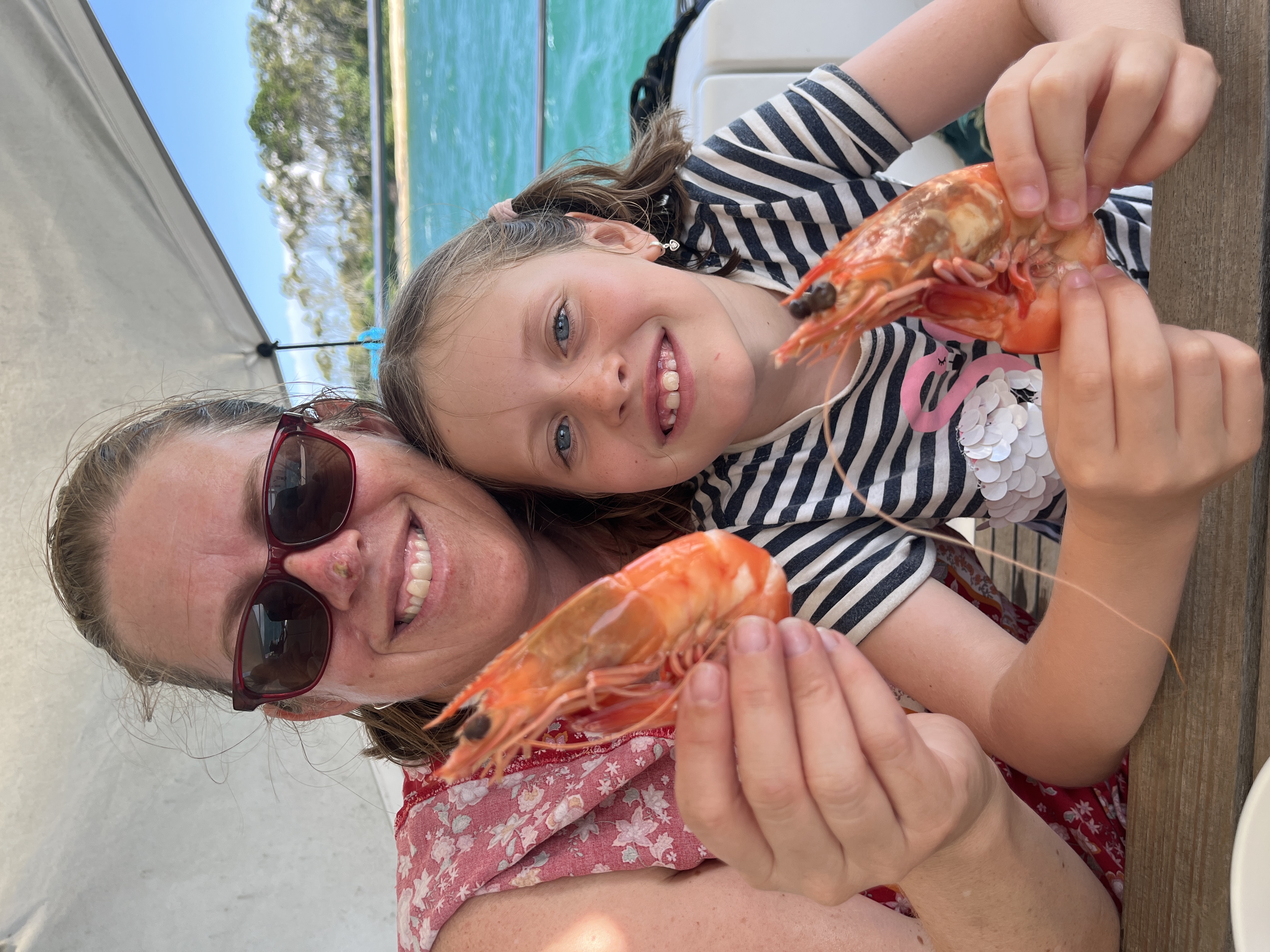 Delicious but expensive prawns