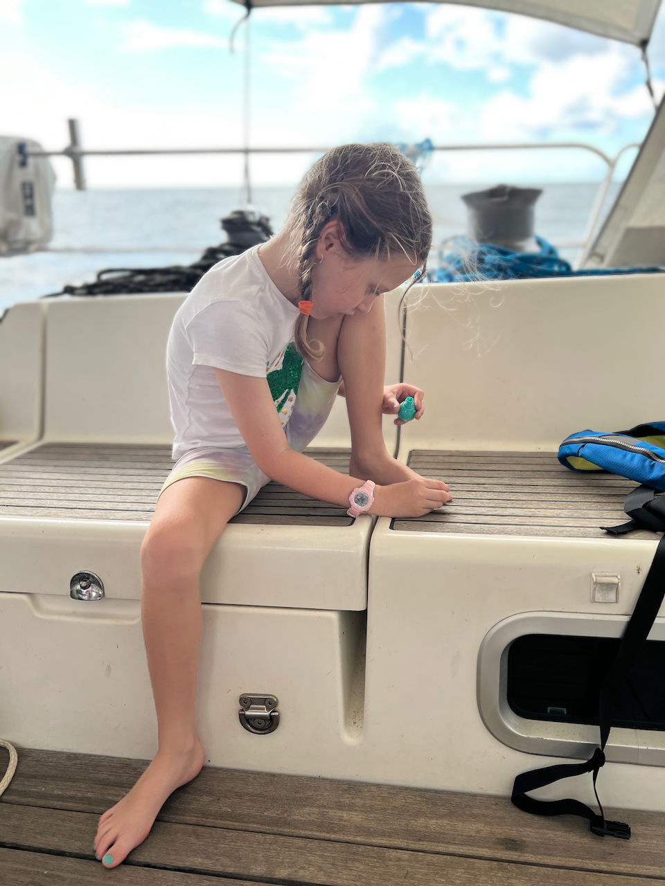 Emma made the most of the conditions...