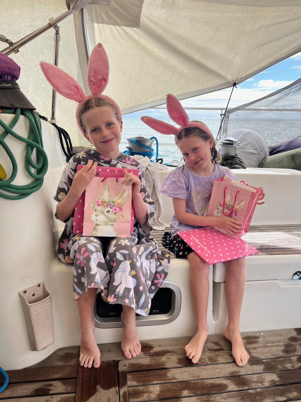 Easter Bunny (mountains of chocolate not shown)