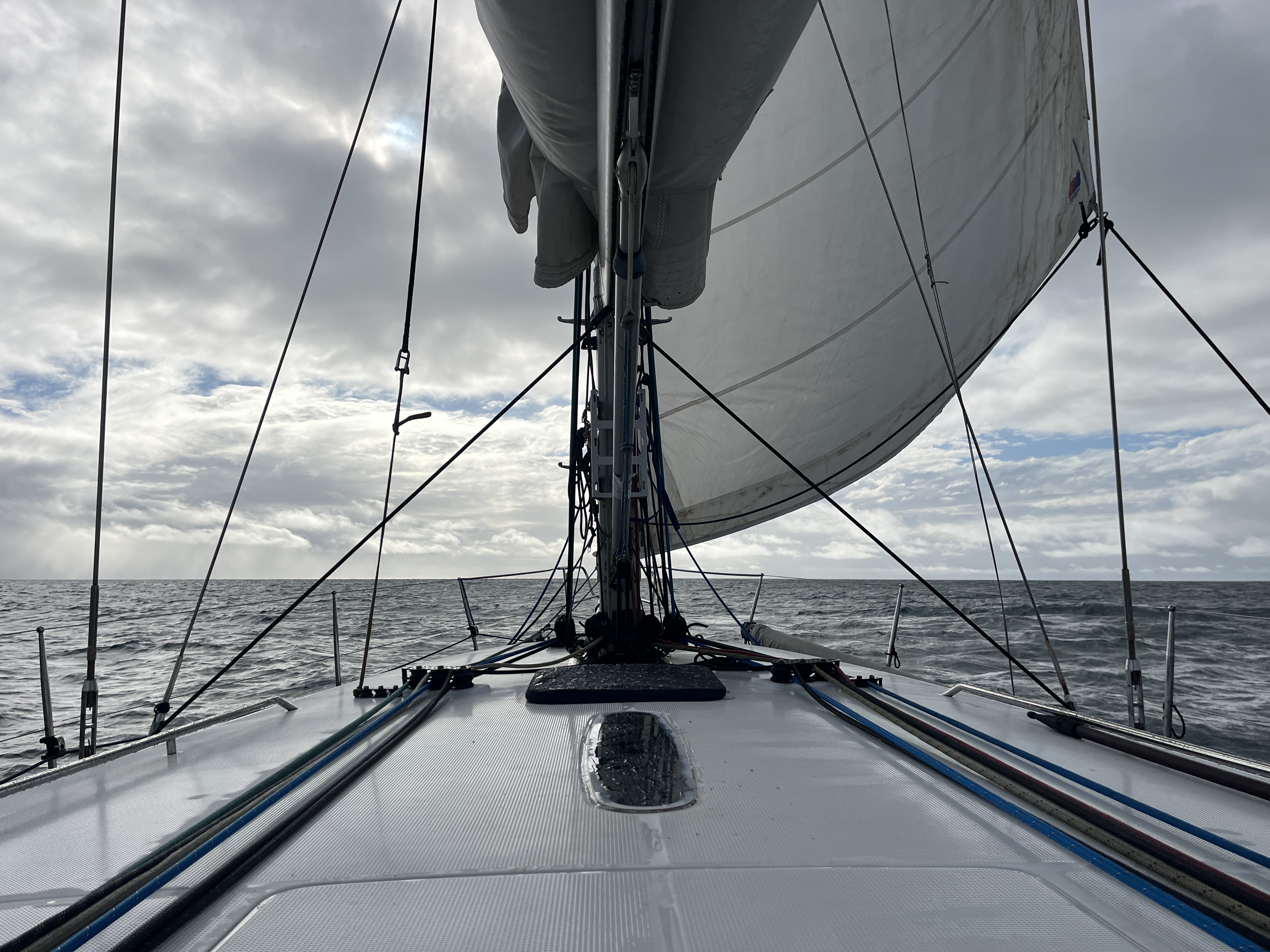 A slow sail home