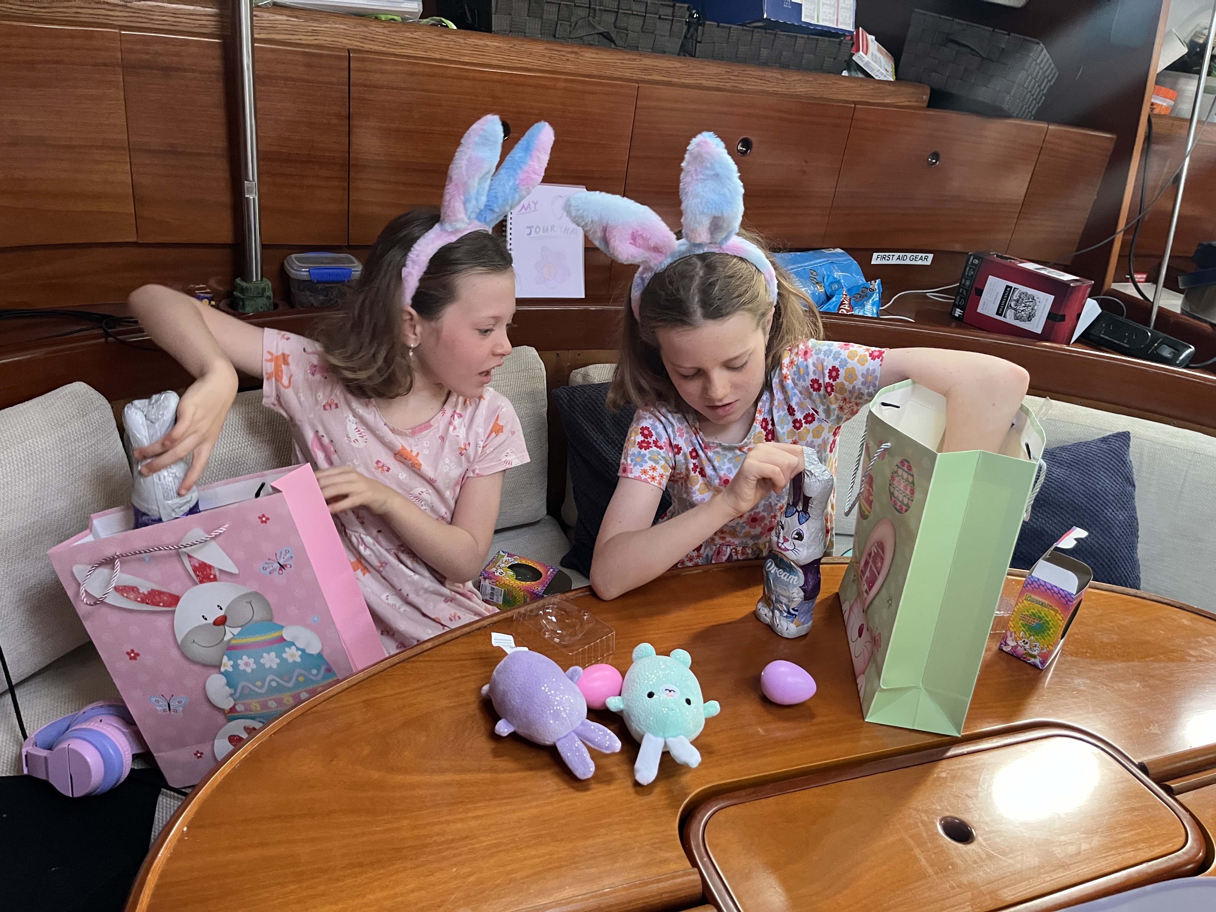 Easter Bunny found Lazuli again (we were at Moreton Island last Easter!)