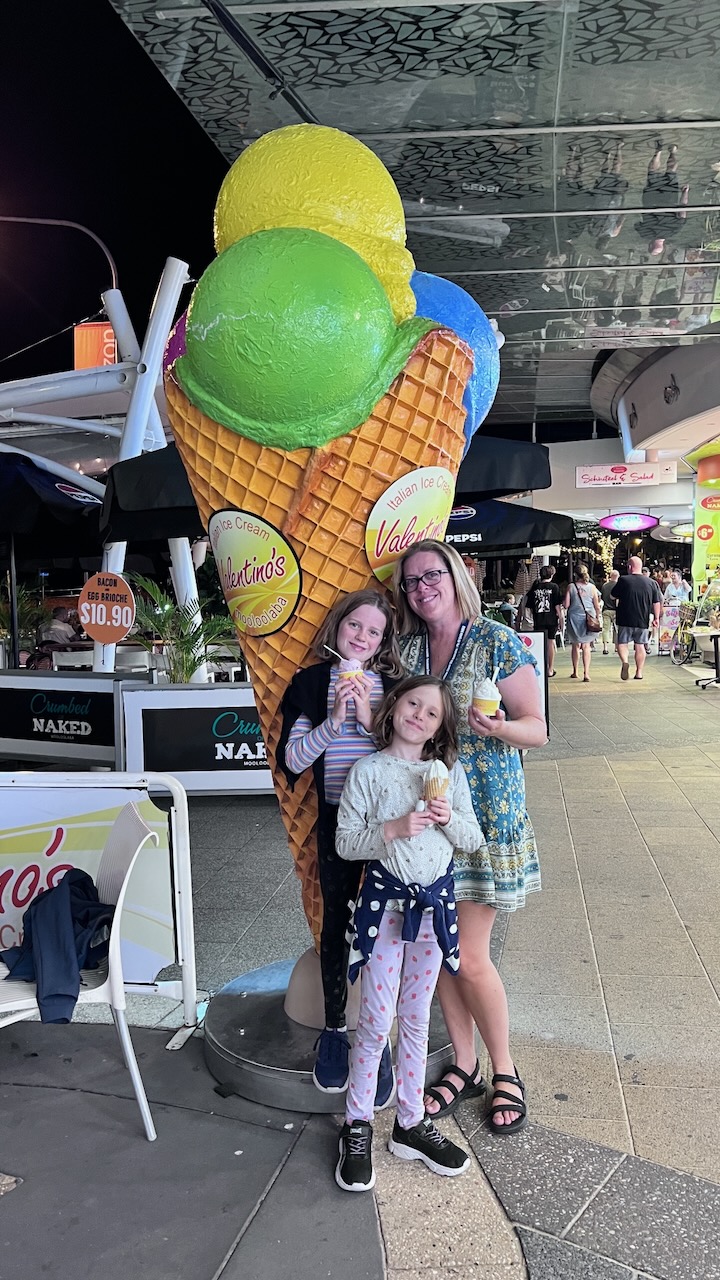 Another stop, another ice cream