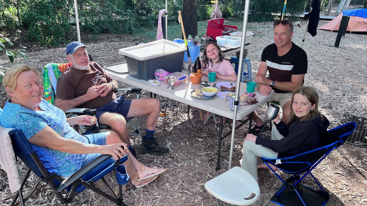 We were well catered for at their campsite