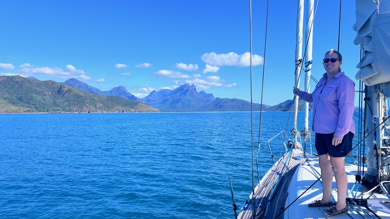 Stunning scenery coming into Zoe Bay