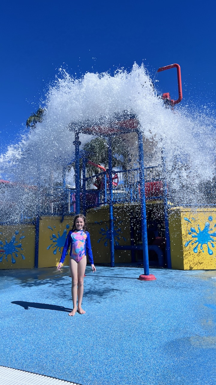 We timed it to get the bucket splash