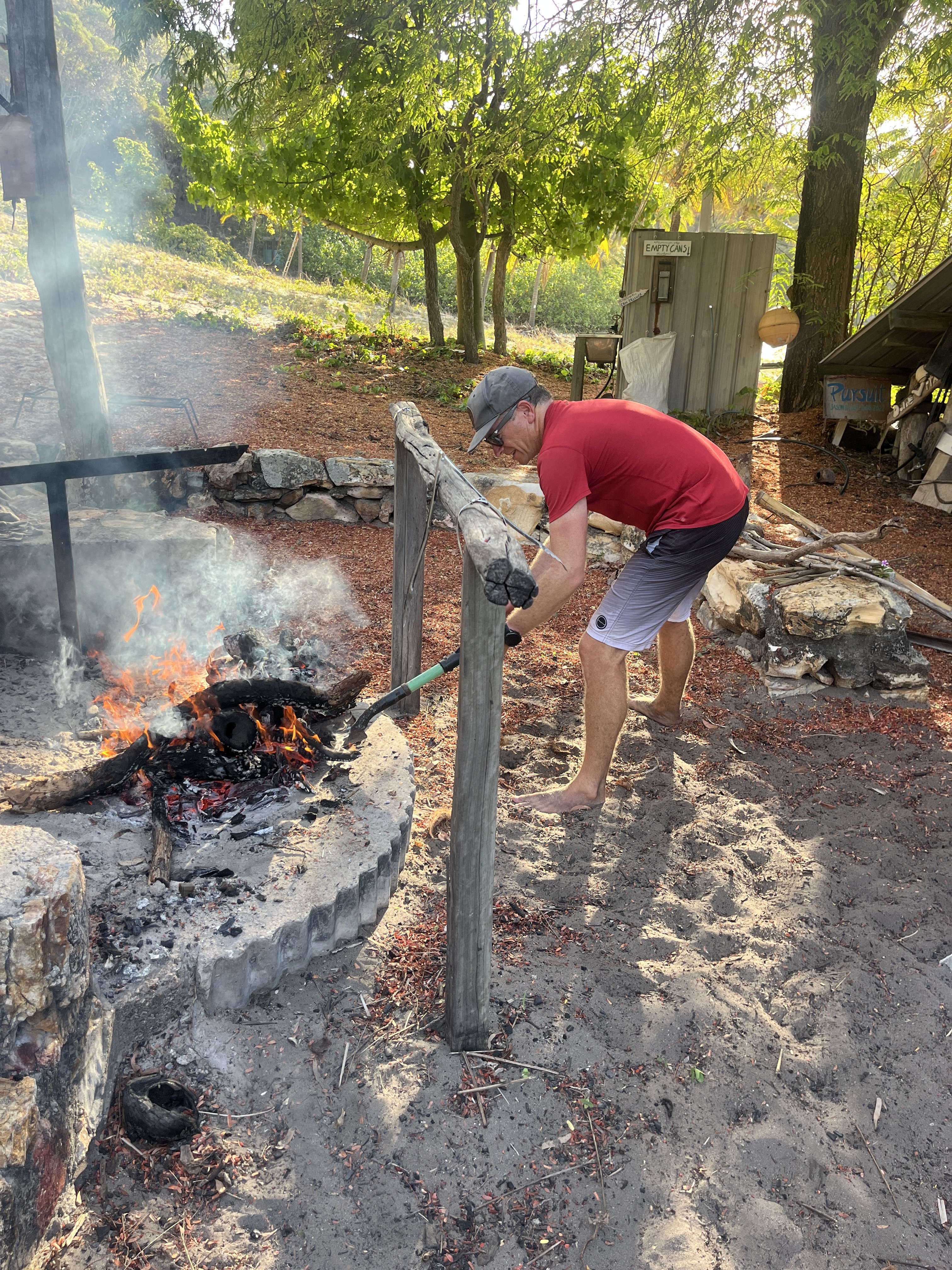 Good coals for the camp oven