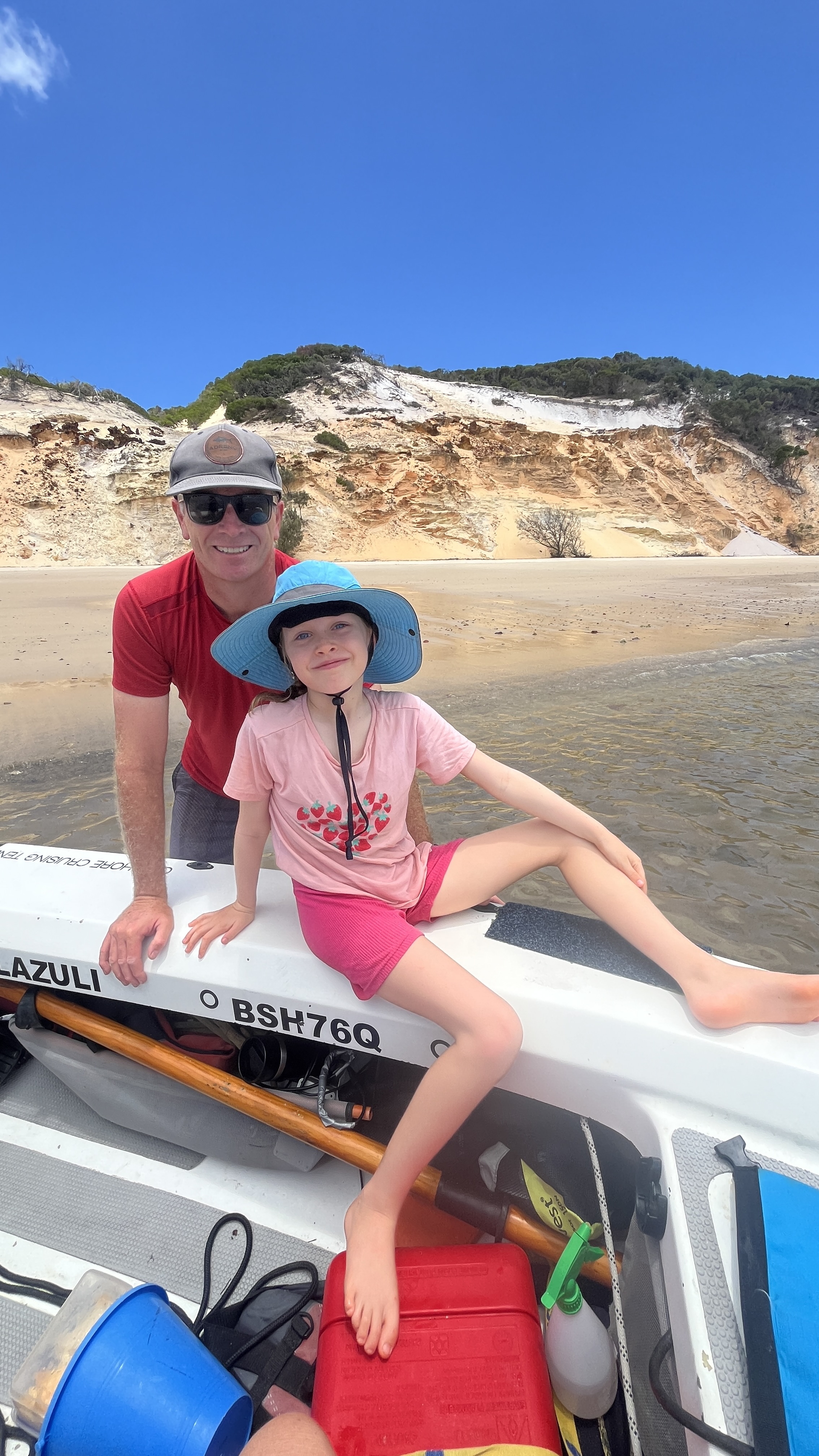 Emma and I infront of the sandhills