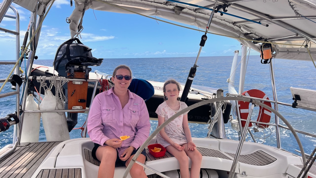 One of our calmer moments