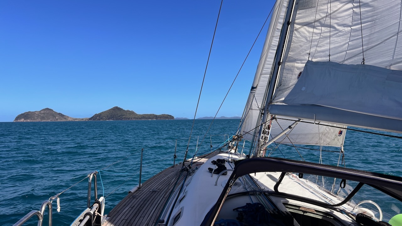 Nice but slow sail (tide was against us)