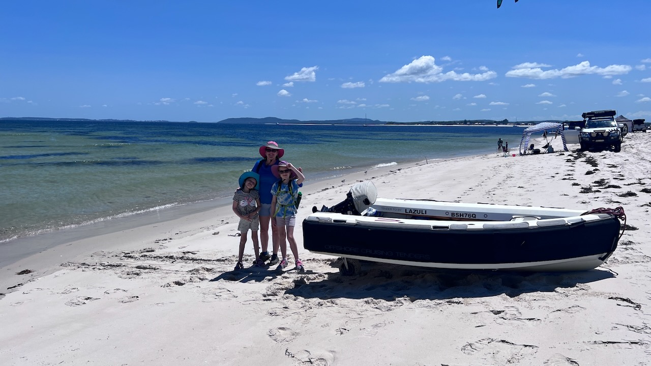 View looking West along Jimmy's Beach
