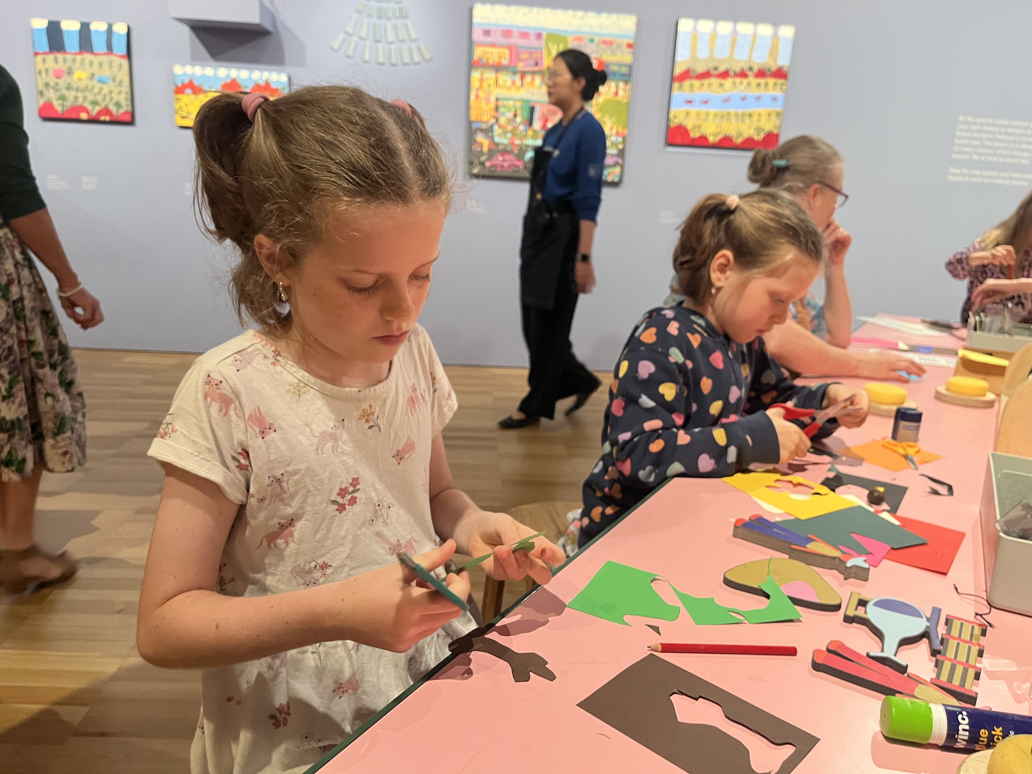 Crafting at the Art Gallery