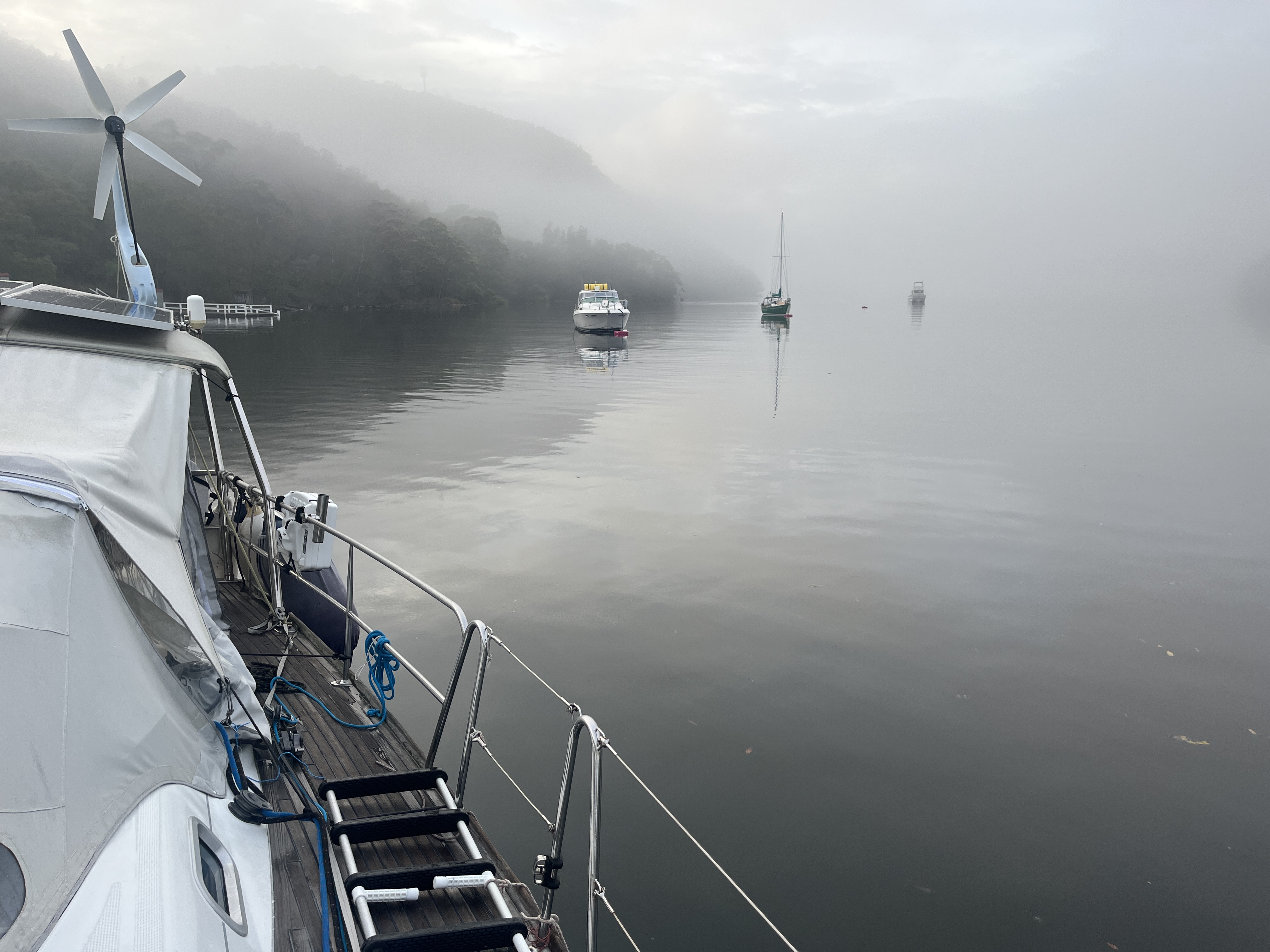 Foggy start to the morning