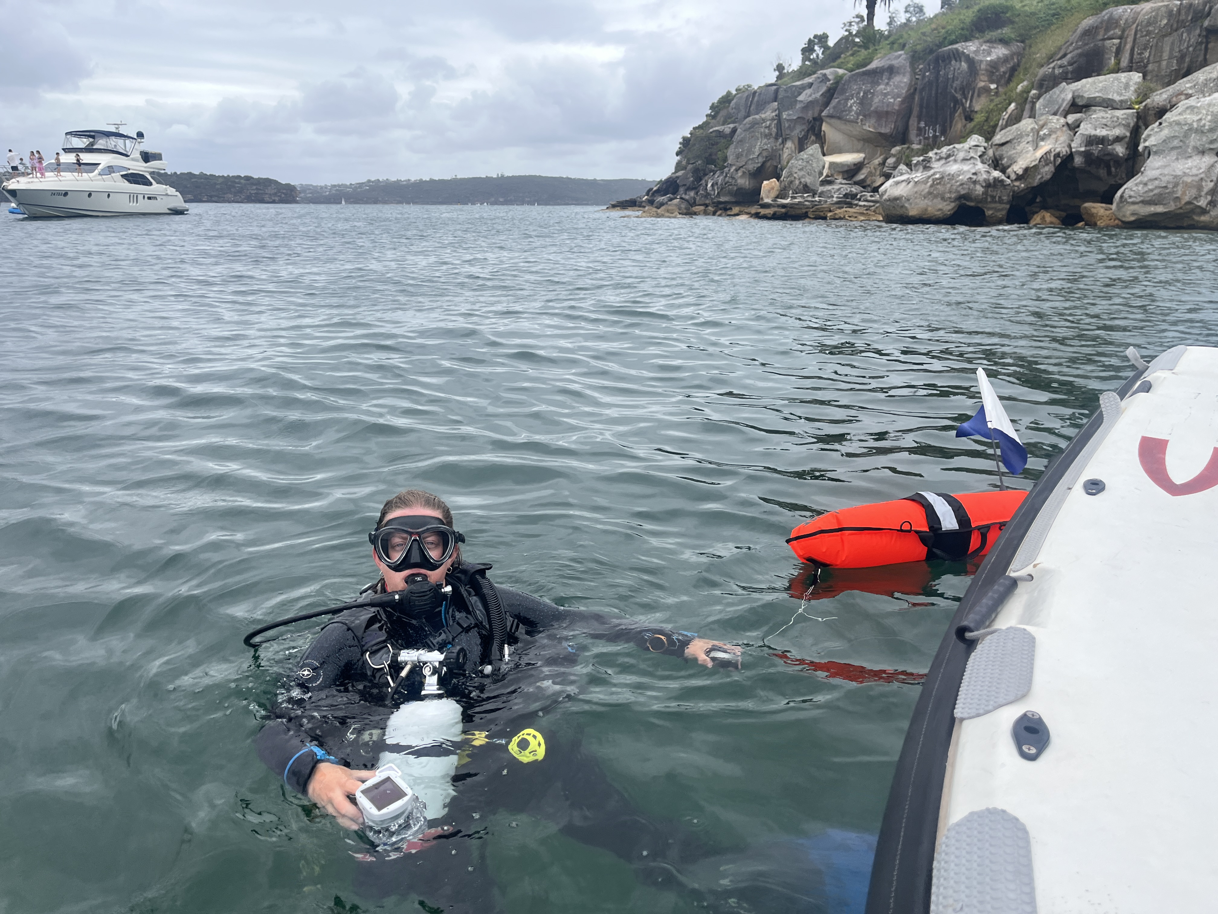 1st dive of 2025 - also Kristie's first off/via Lazuli