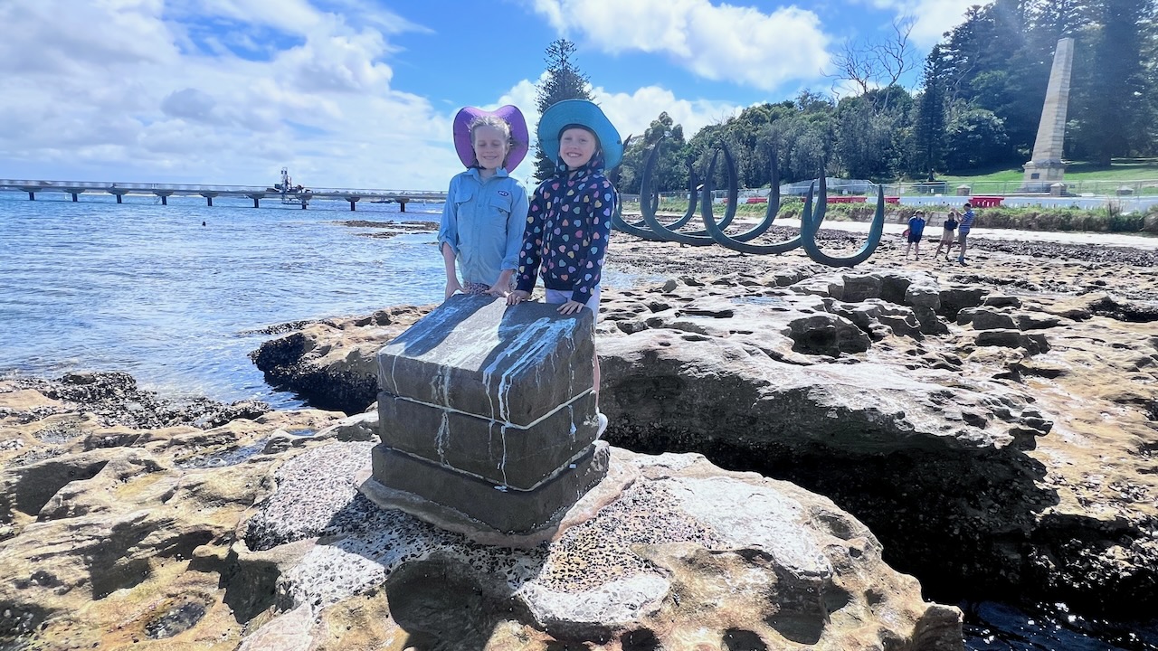 More history - Captain Cook landing area