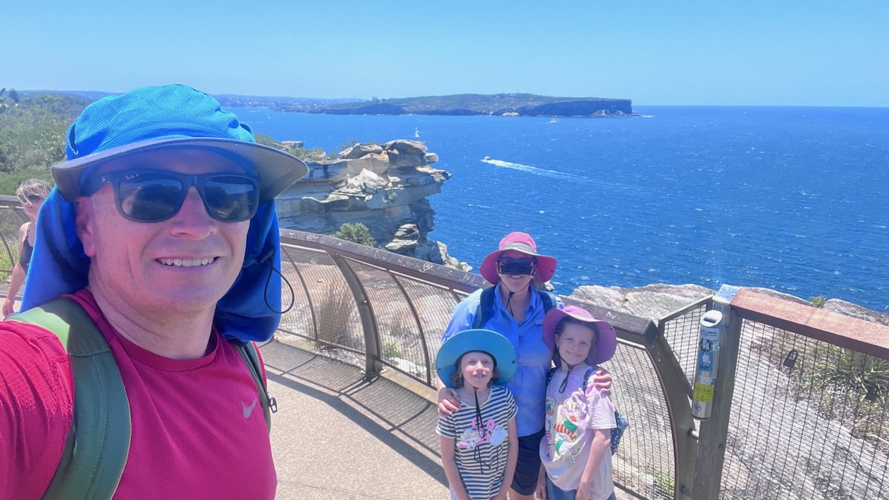 Looking over to North Head