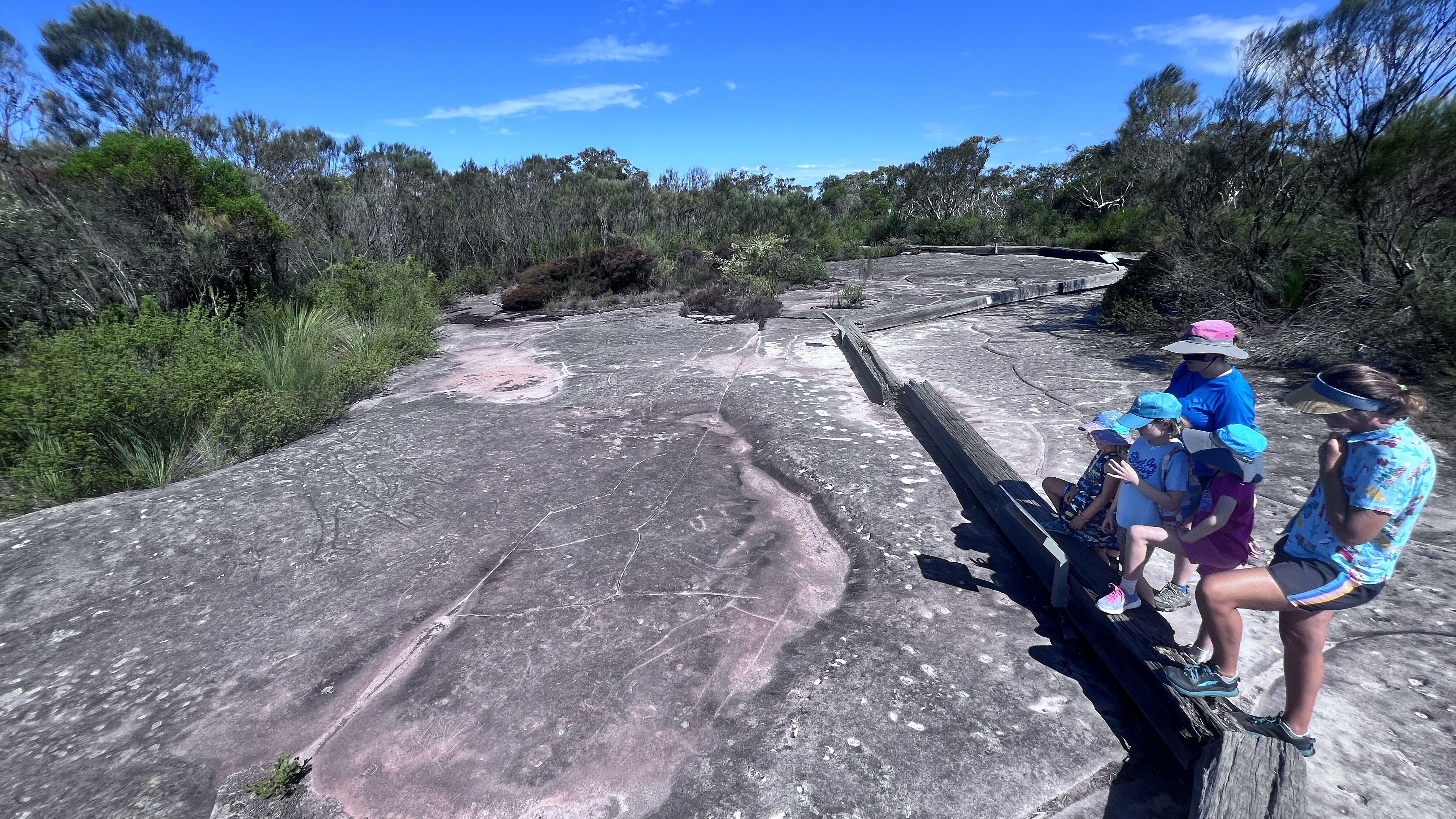 A long hot walk to see the rock carvings
