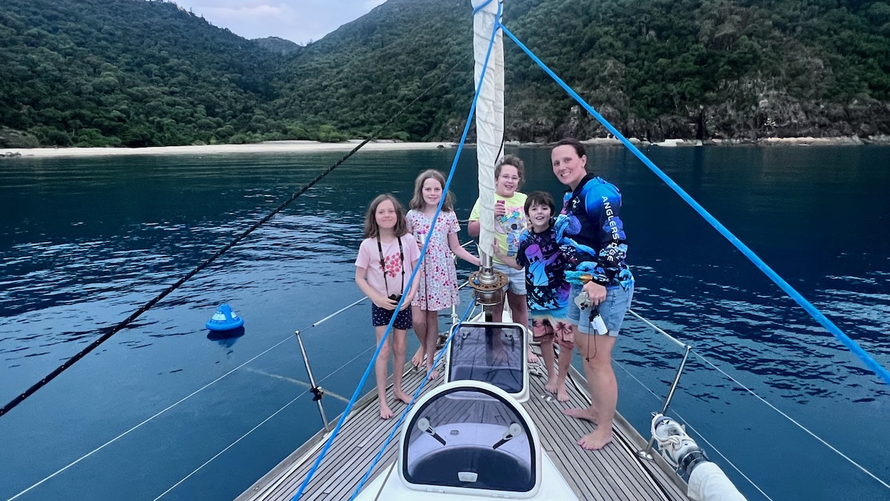 The kids and Jo