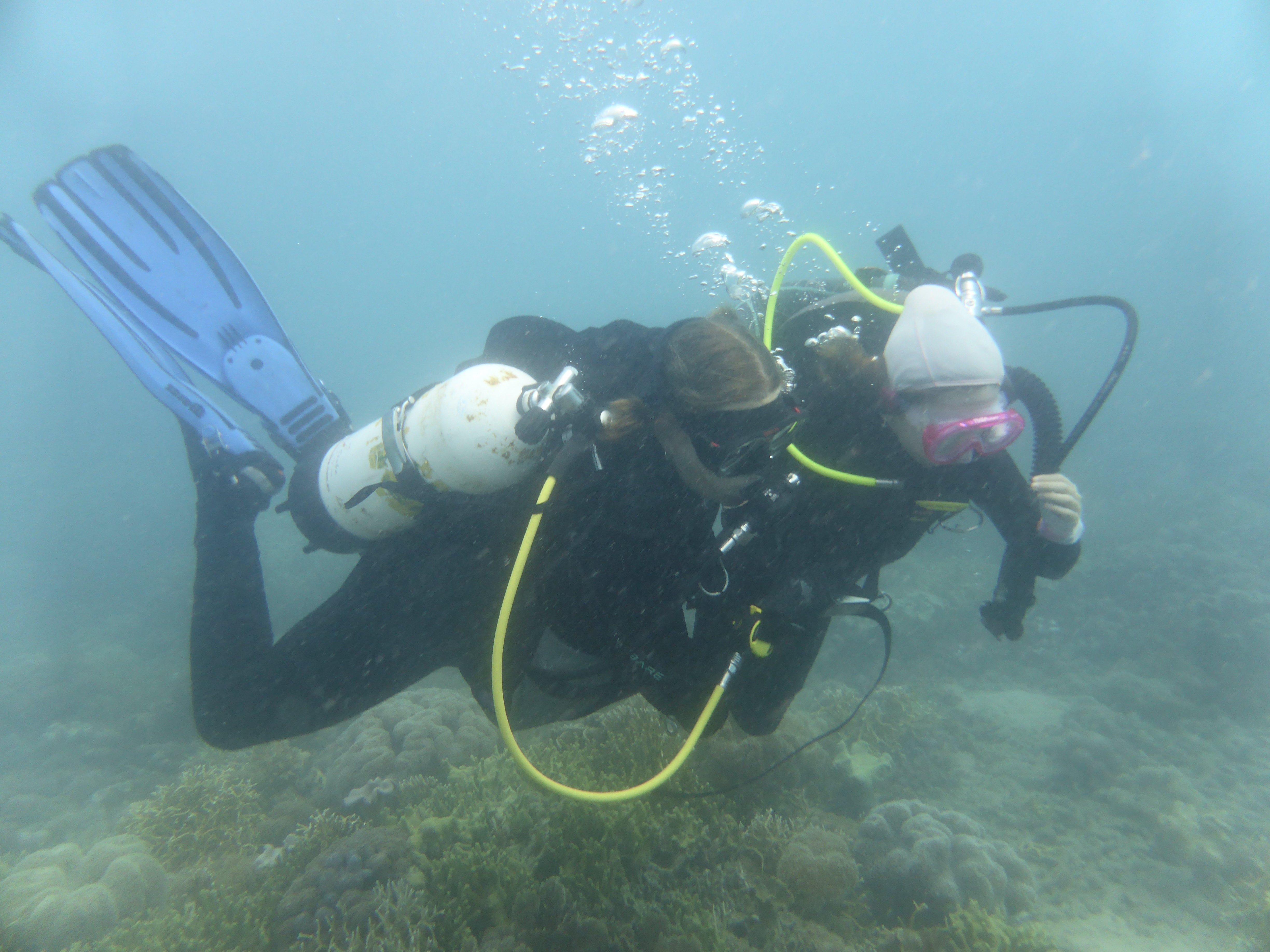 Emma enjoyed her dive at Border Island