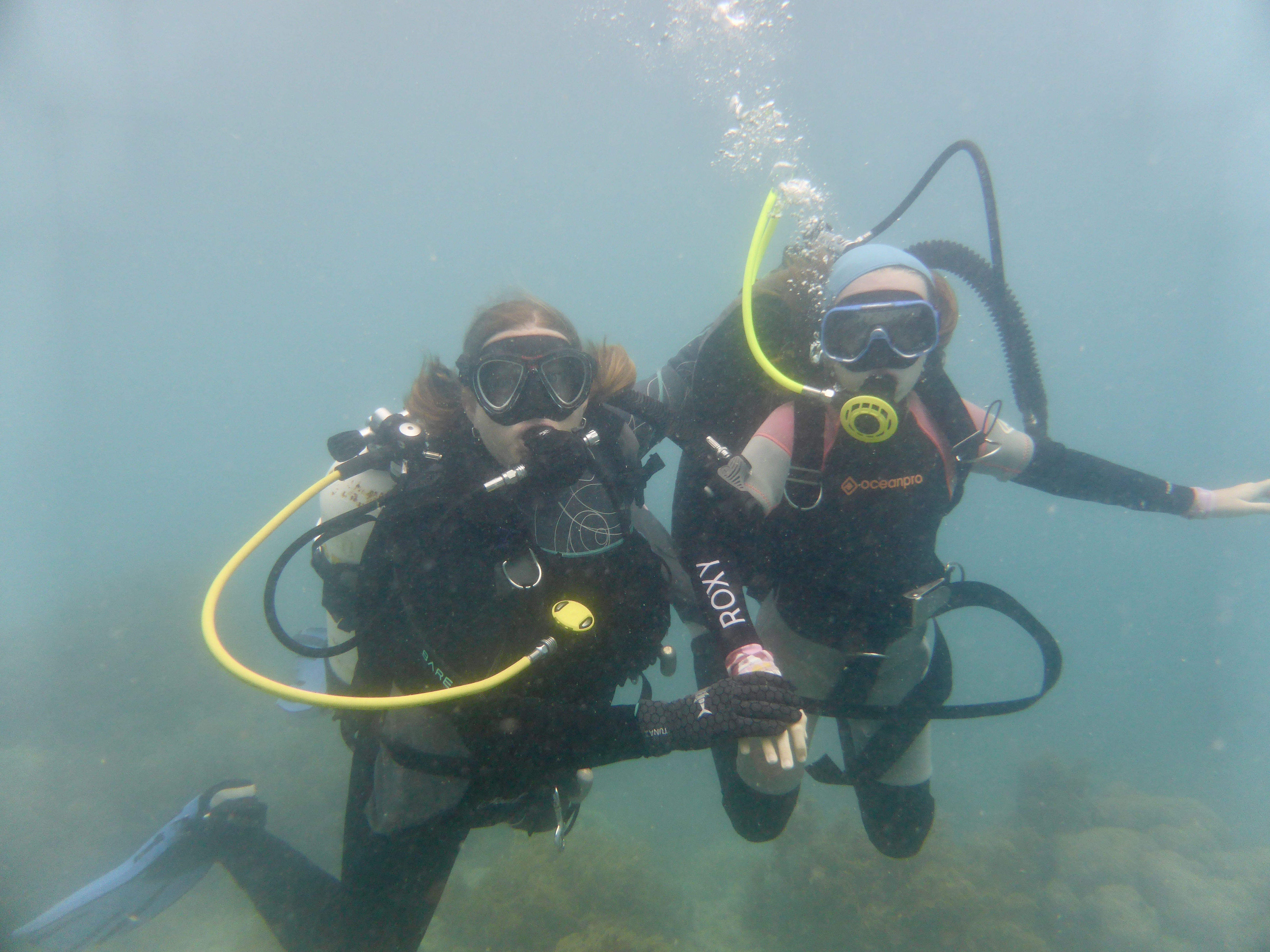 Kristina enjoyed her dive at Border Island