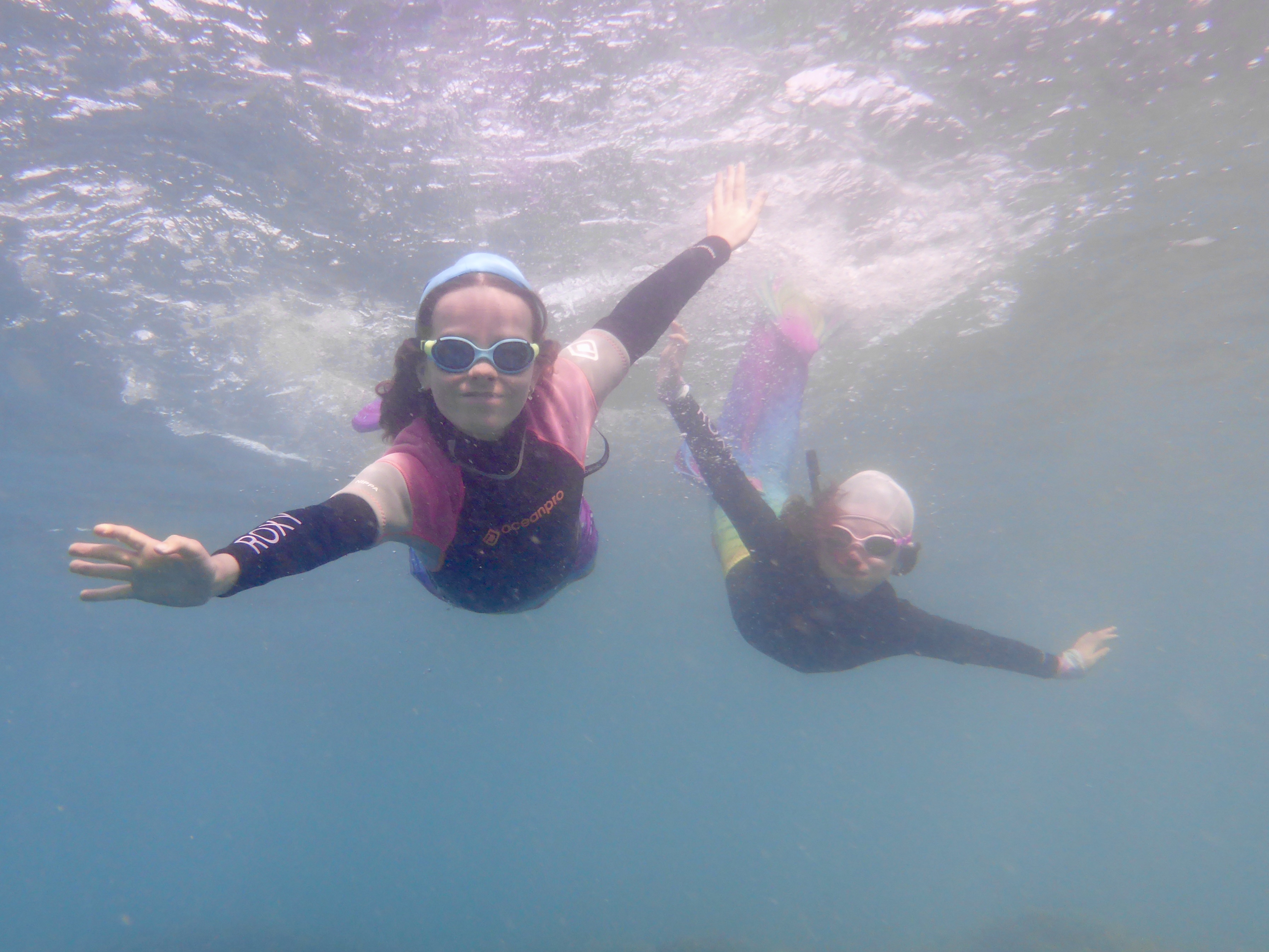 They love the water