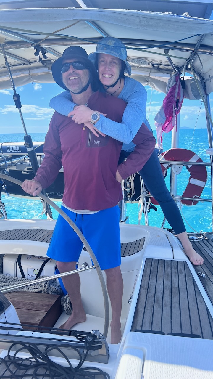 Chris and Jess sailing us home