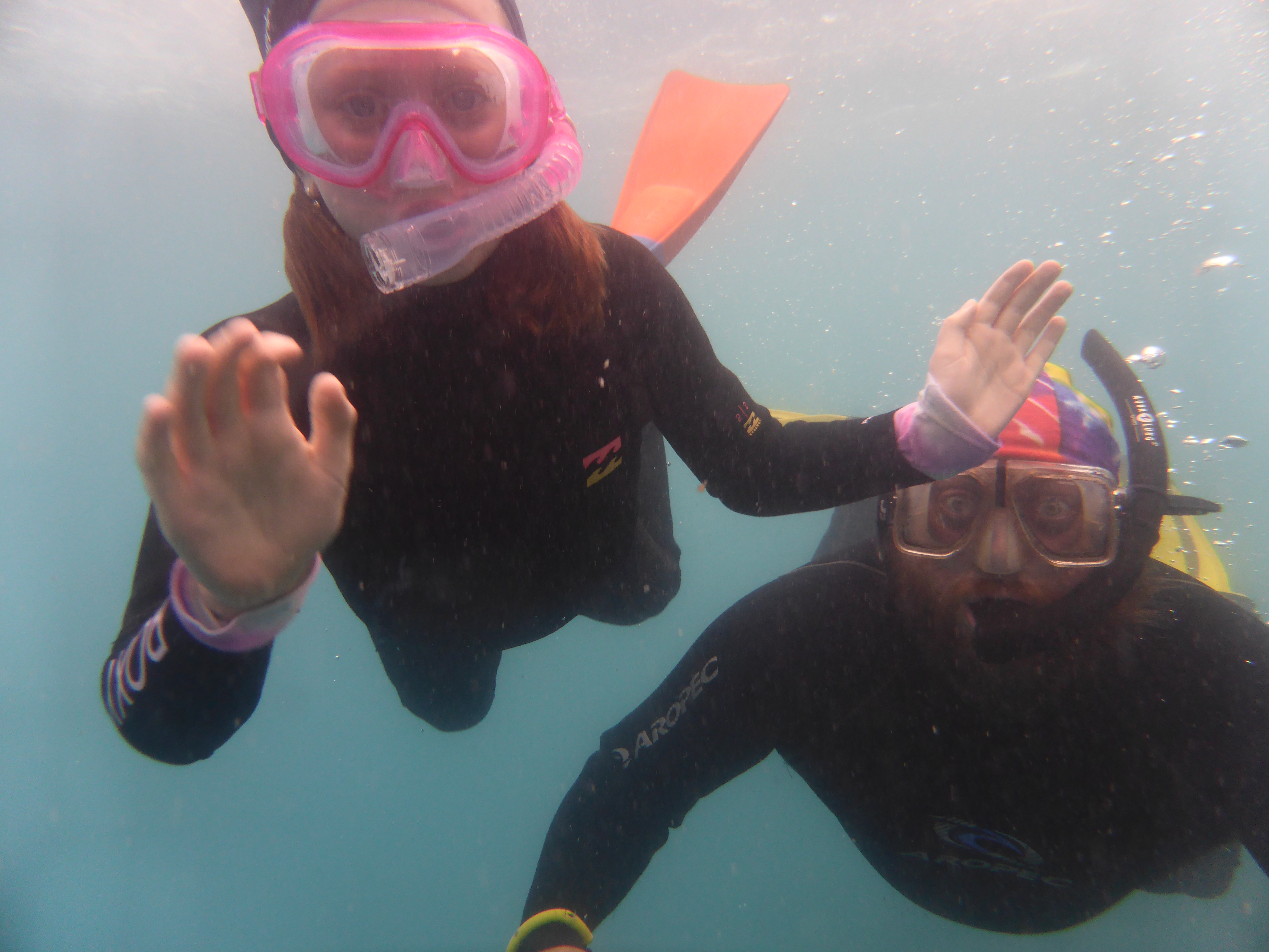 Wasn't the best snorkeling conditions, but fun was had