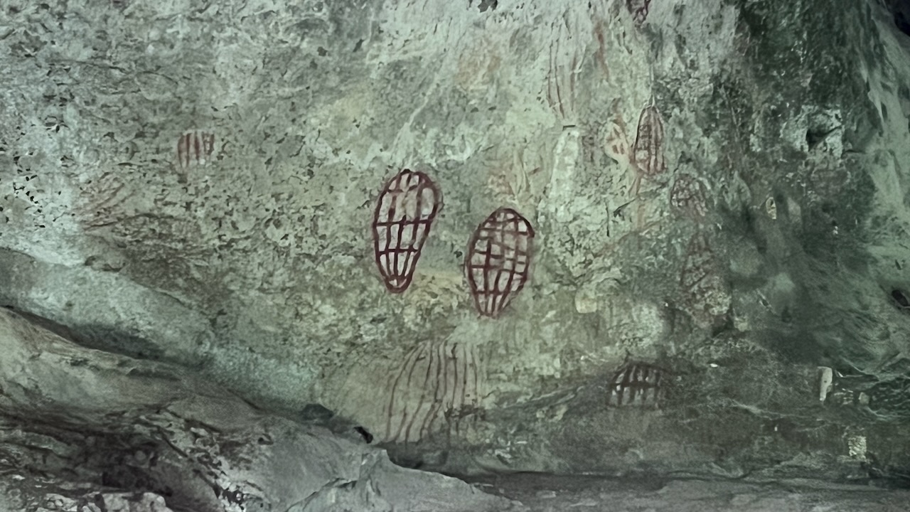 This is inside the main cave