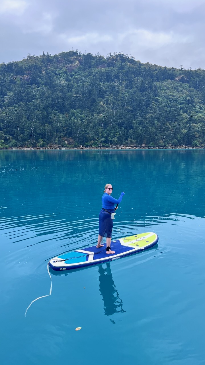 No wind makes for a good SUP