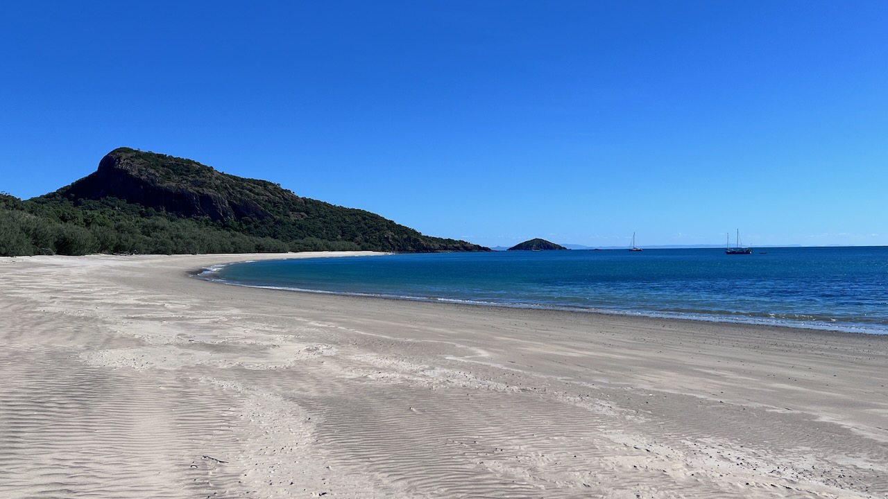 Big beaches, big tides.