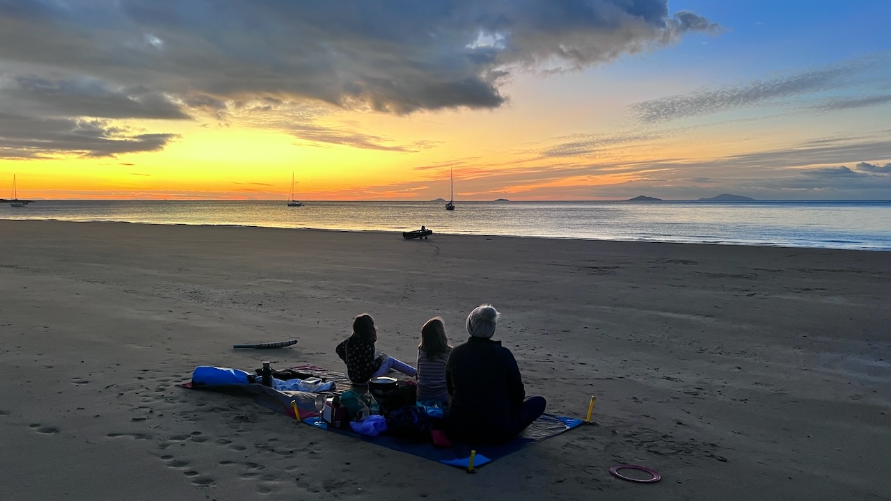 Dinner on the beach