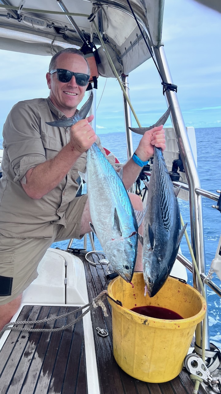 Two decent sized Mac Tuna.