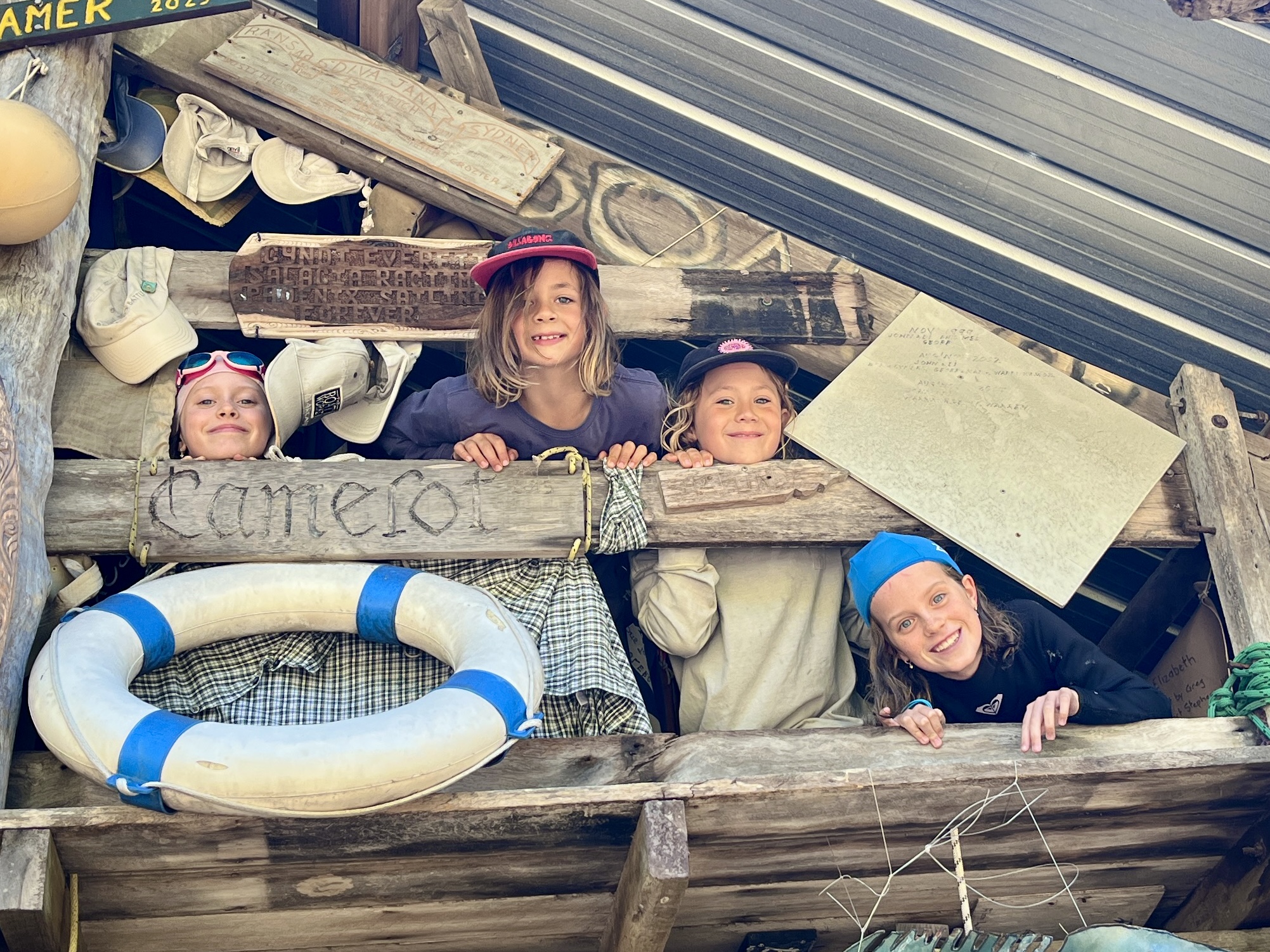 The kids had a blast exploring it