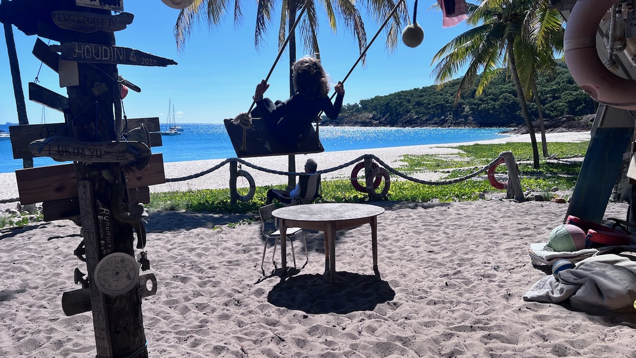 A swing with a view