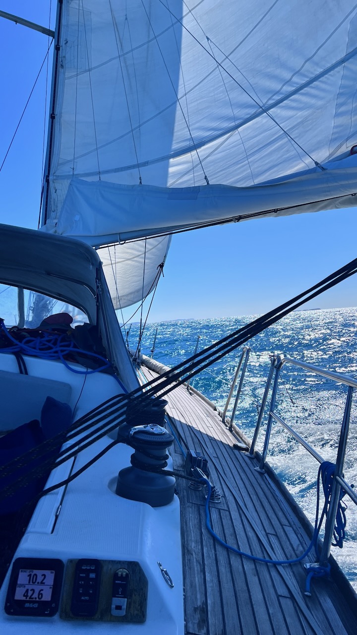 Good sailing conditions for us