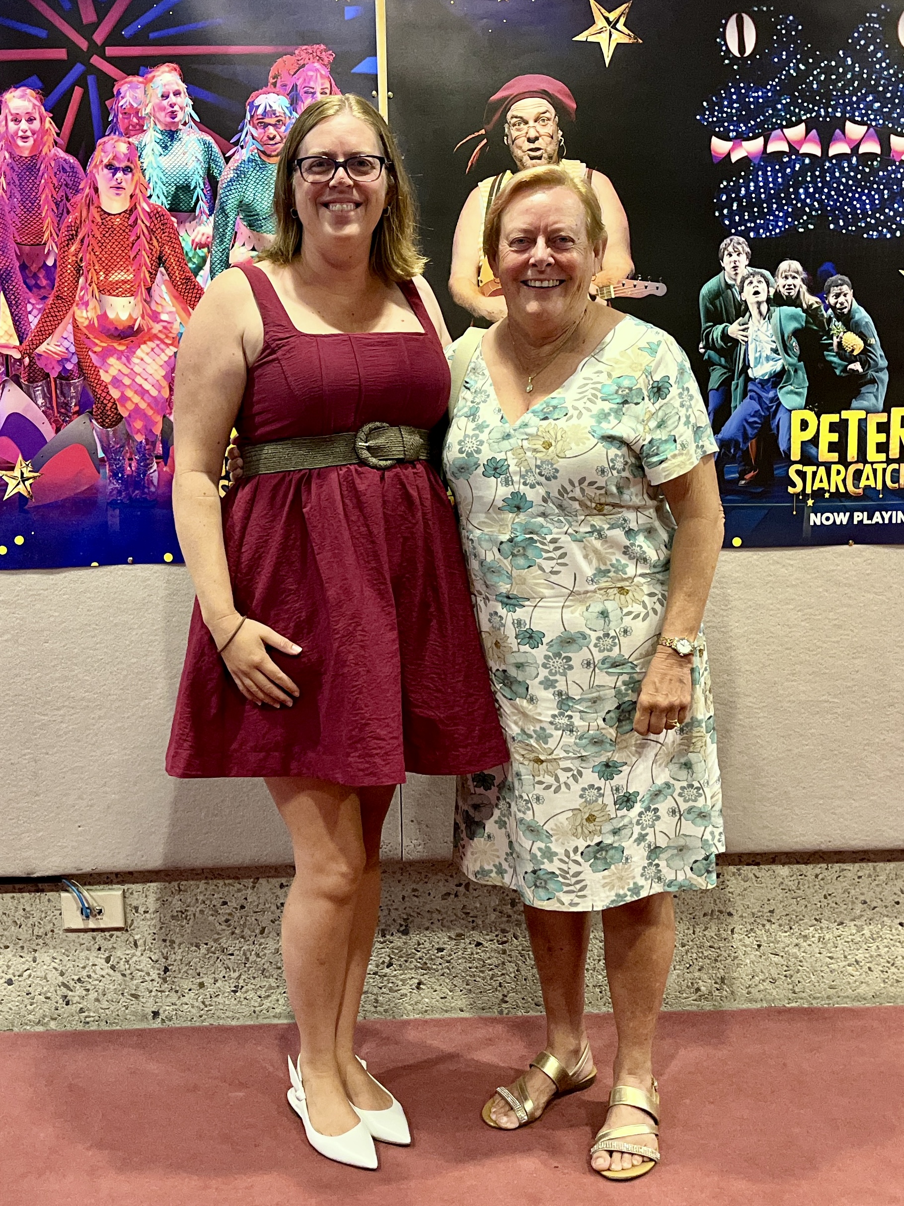 Kristie and Christine saw 'Peter and the Star Catcher'