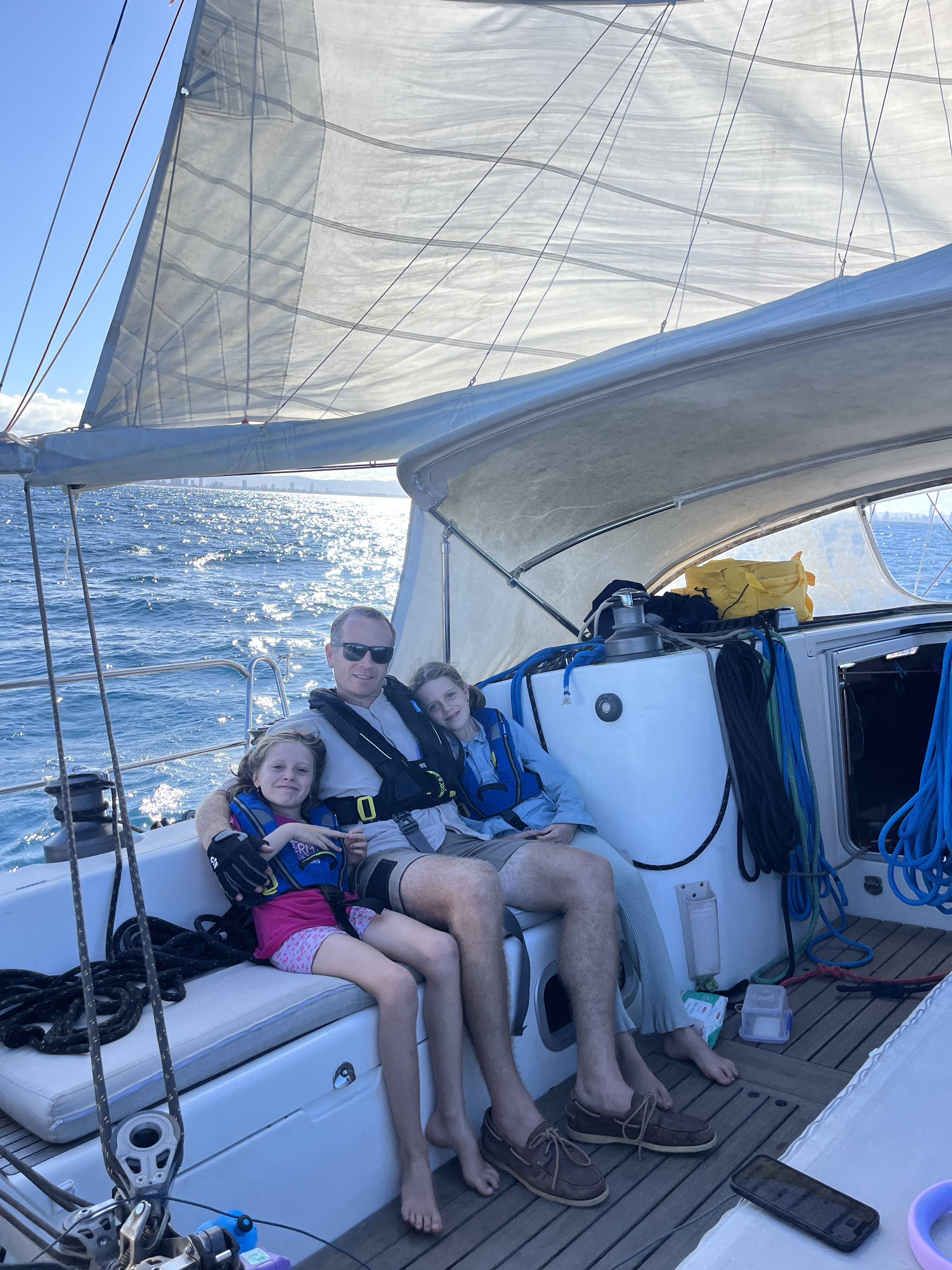 Finally got the sails up and enjoyed the arvo sail