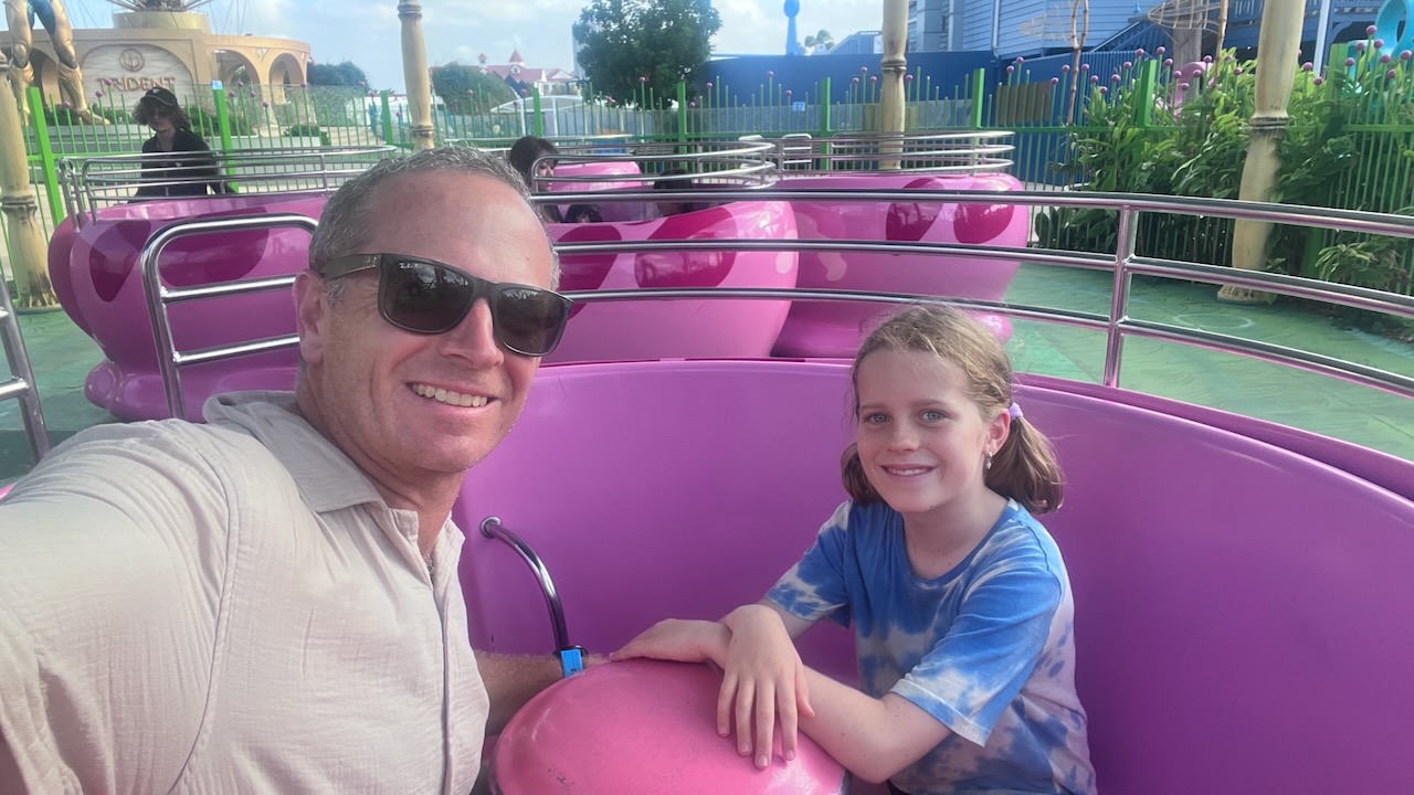 A few of the rides were shut, but most rides had almost no queue