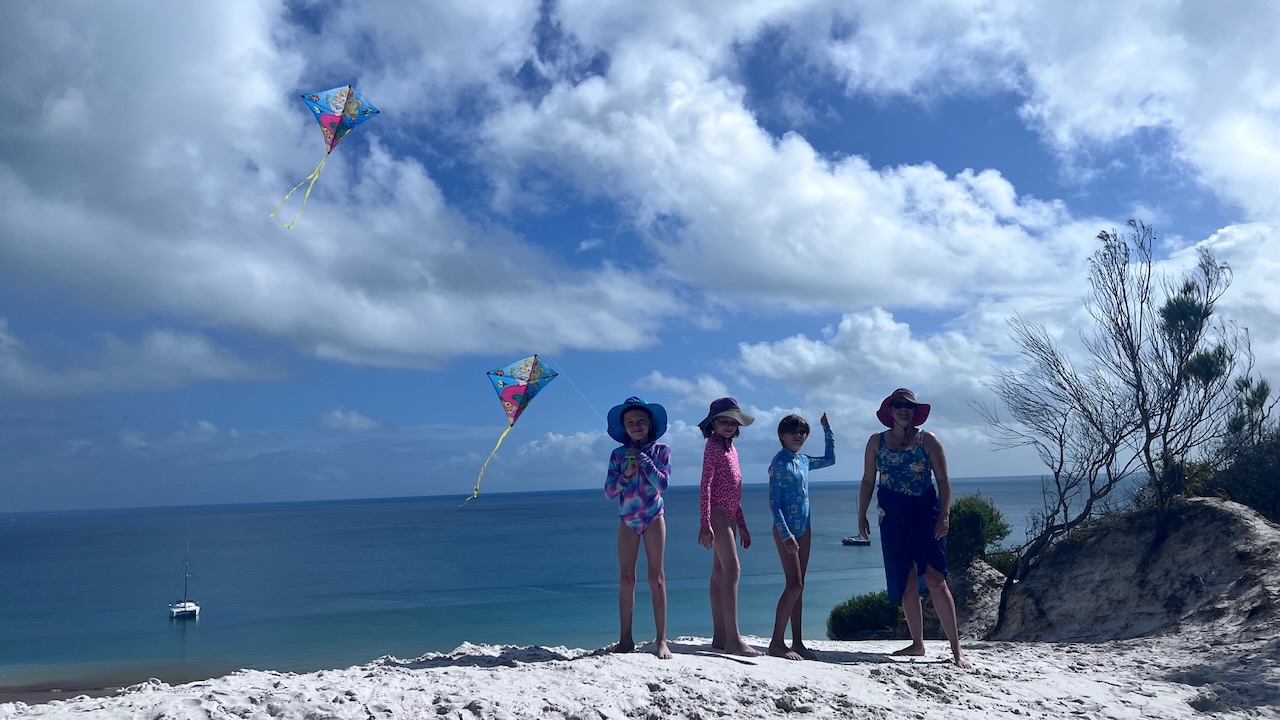 Had some good wind to fly the kites
