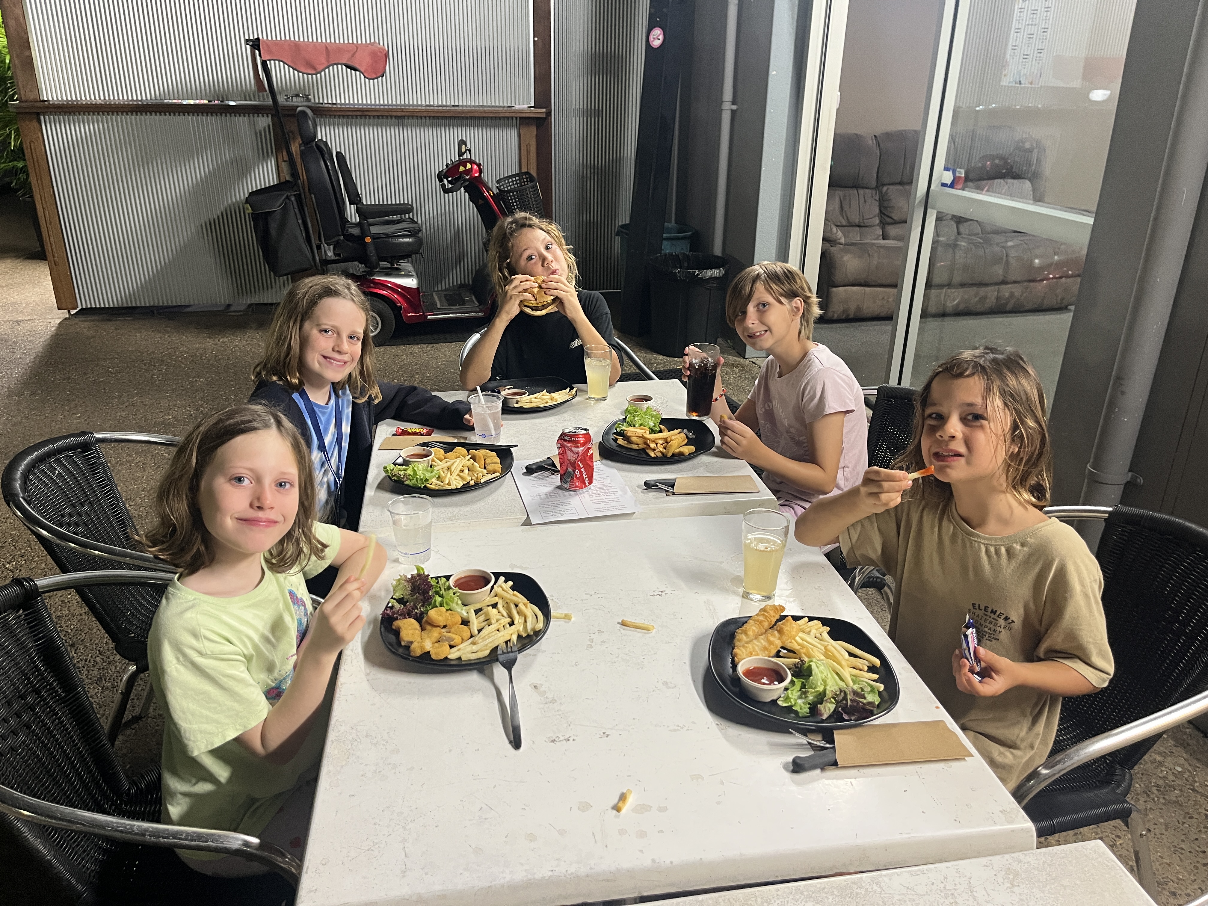 Kids end of the table