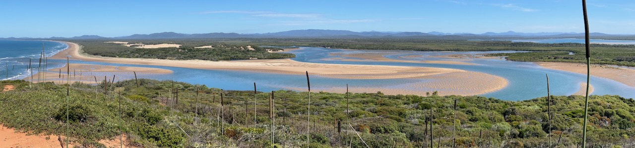 Looking south across Jenny Lind Creek