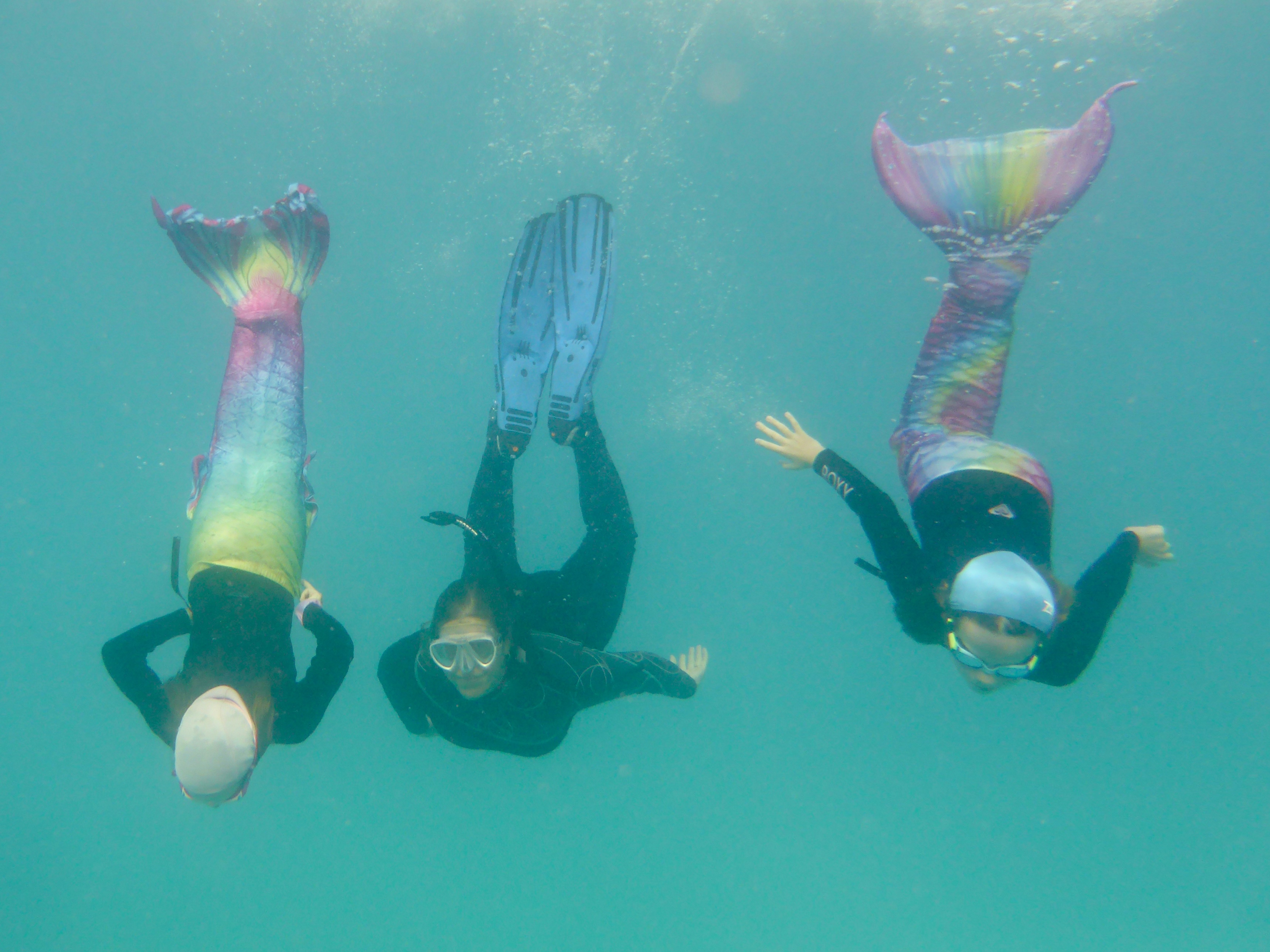 Mermaids everywhere on this section of the trip!