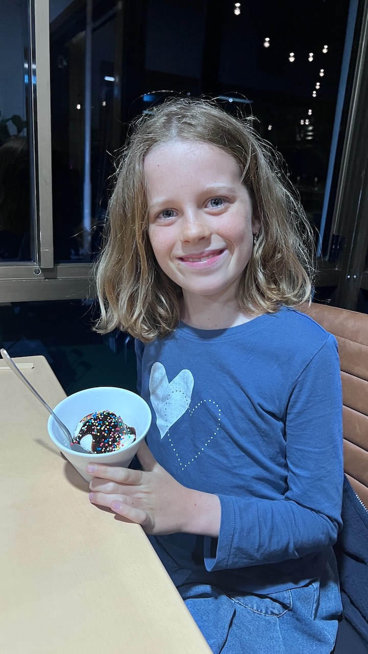 Kids meal deal comes with ice cream