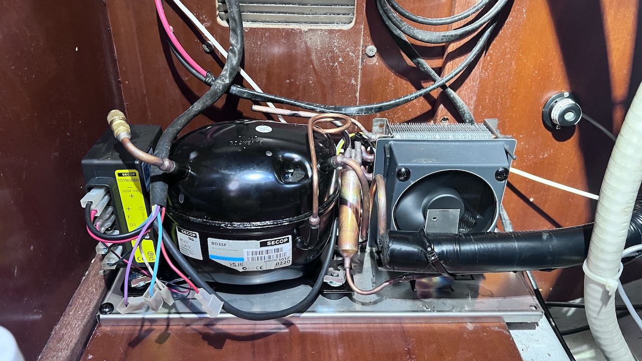 New fridge compressor (freezer the same but bigger)