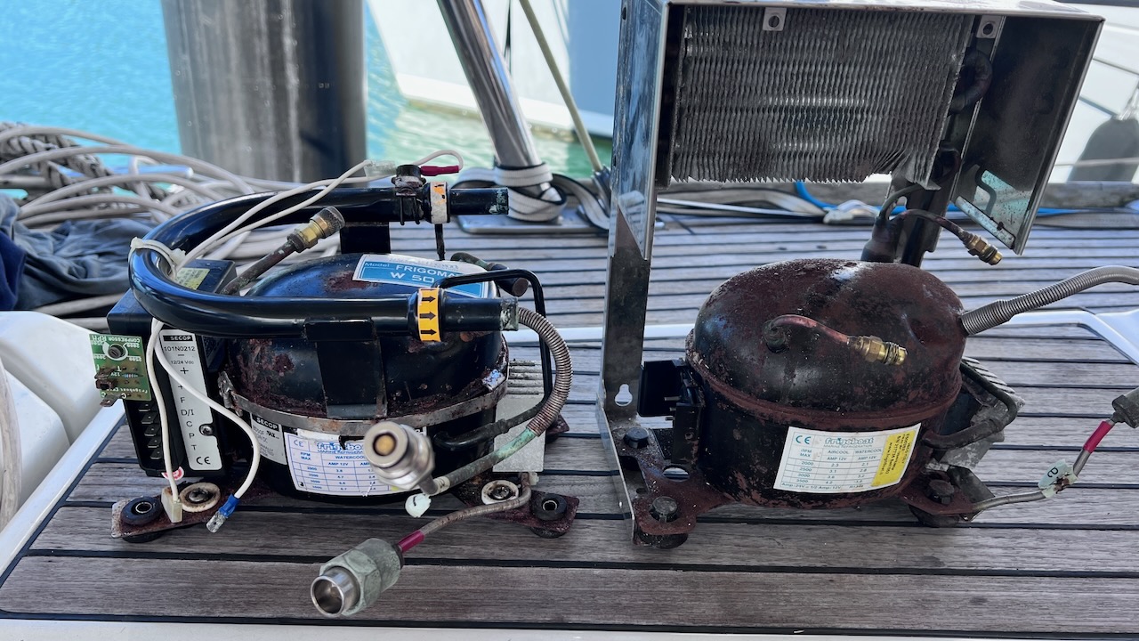 Old fridge & freezer compressors