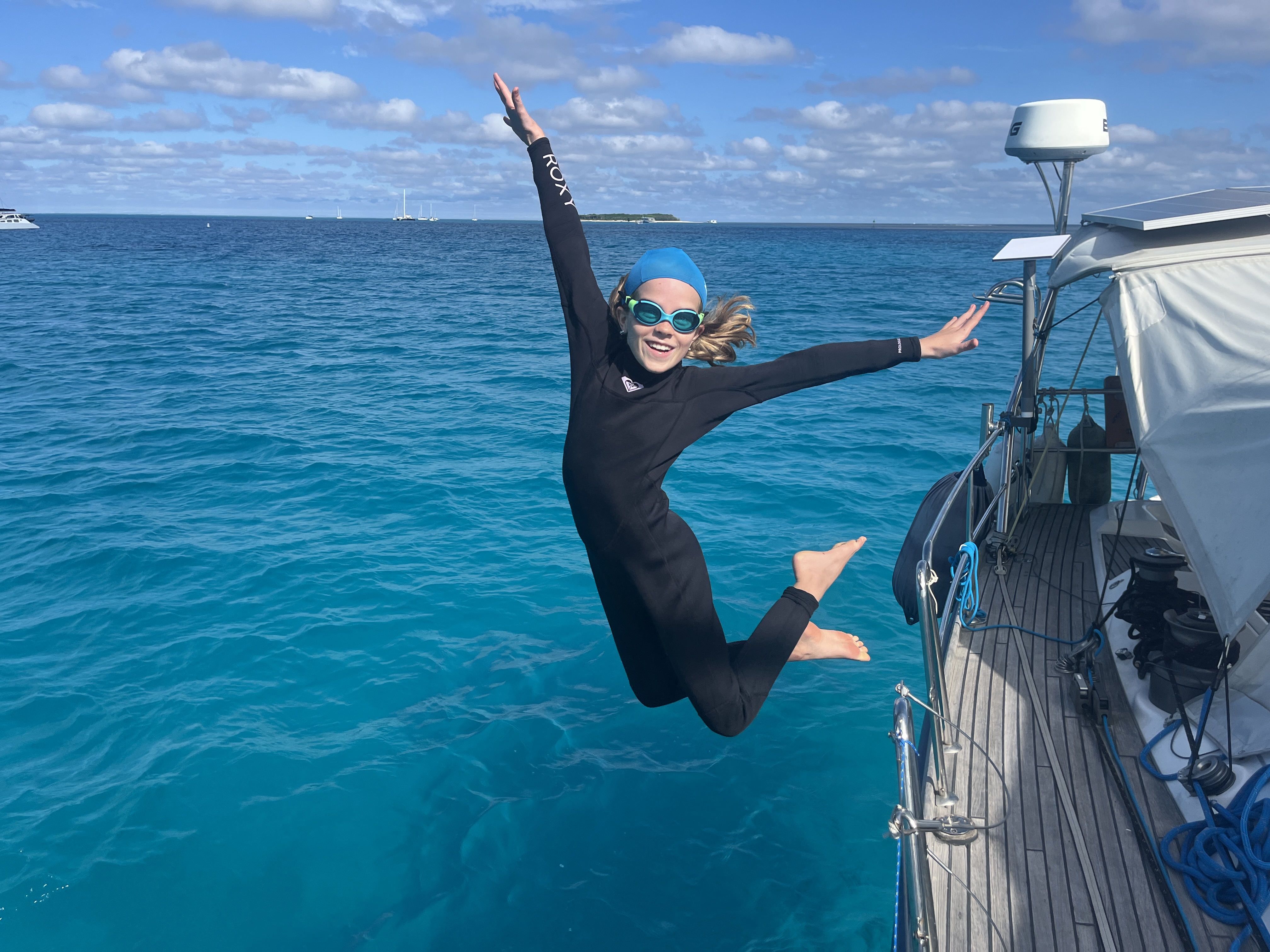 Wny wouldn't you jump off the boat!