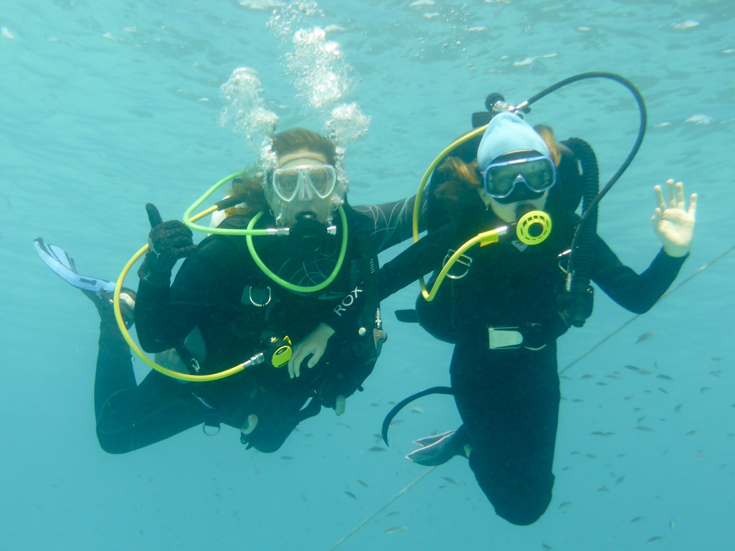 Kristina enjoyed her dive!